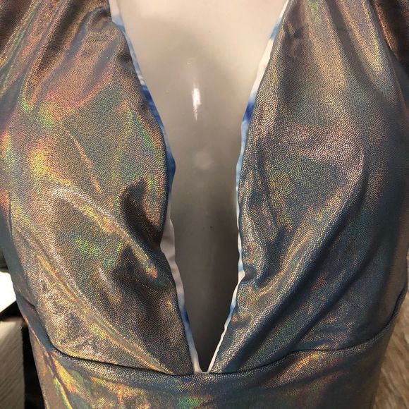 YMI Reversible Iridescent/Tye Dye bathing suit NWT - Picture 4 of 9